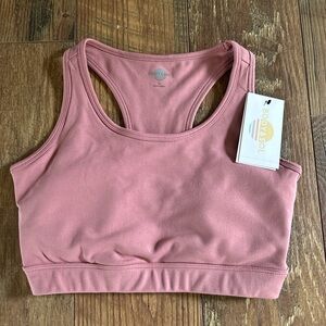 NWT soft pink sports bra